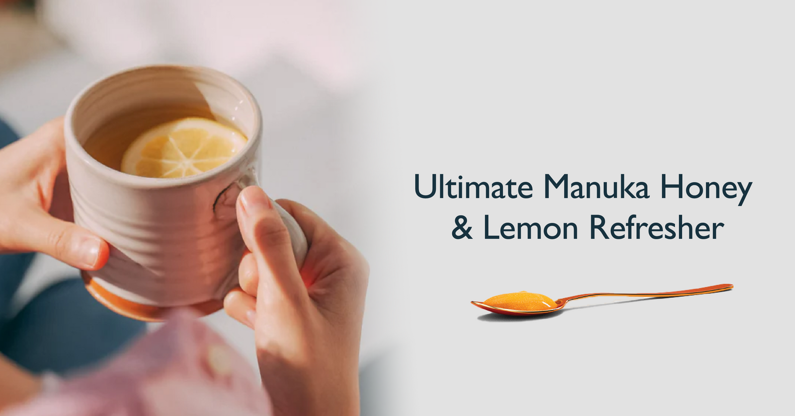 manuka honey and lemon drink