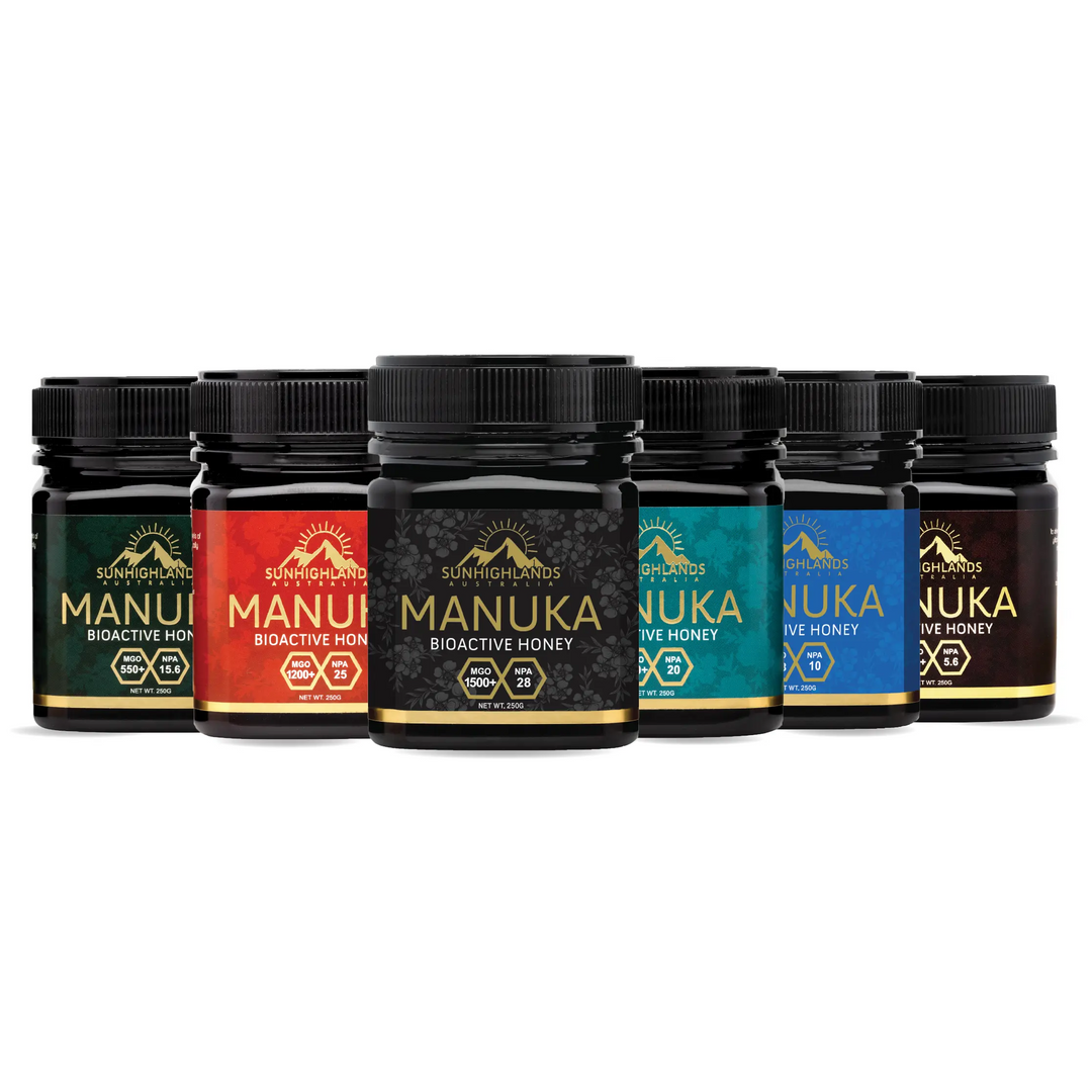 Sunhighlands packaging Manuka Honey