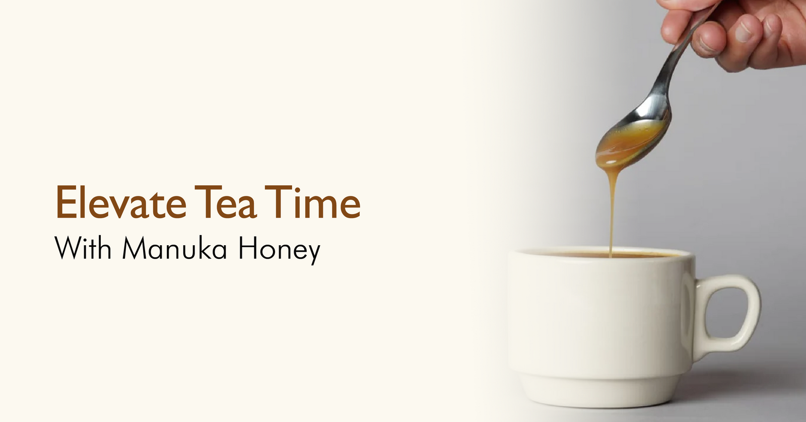manuka honey in tea.