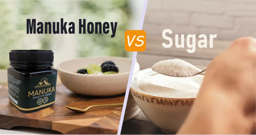 Sugar Vs Manuka honey:  Which is sweeter and what is healthier?