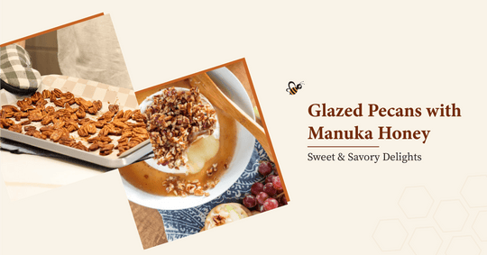 Noix de pécan glacées au miel de Manuka : des délices sucrés-salés