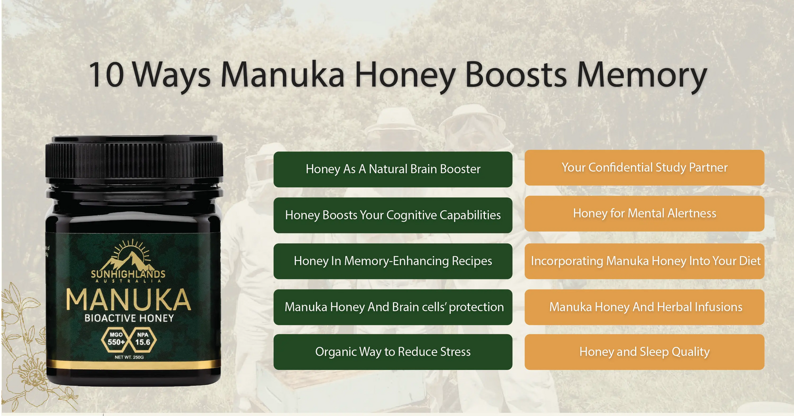 10 Ways To Manuka Honey Can Boost Your Memory