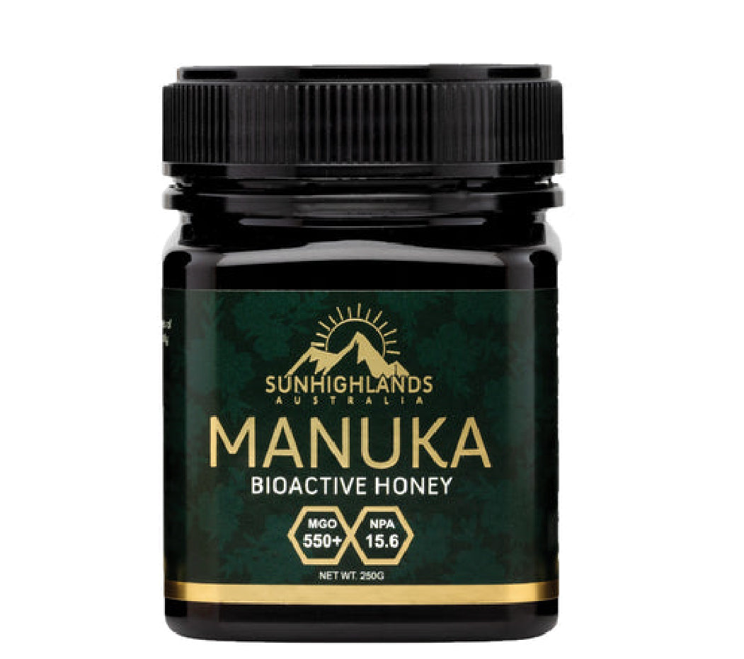 MGO 550+ Manuka Honey 250g - Australian Certified Raw Honey