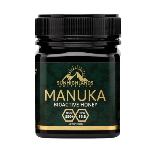 MGO 550+ Manuka Honey 250g - Australian Certified Raw Honey