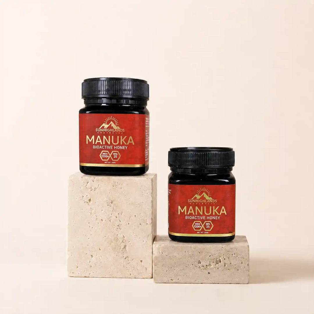 Manuka Honey MGO 1200+ (EQV UMF 25+) | 3 Jars of 250g | Prime Bundle