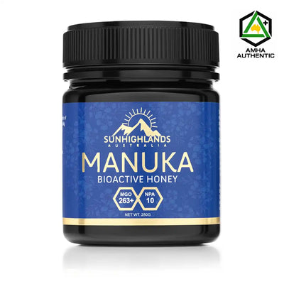 Manuka Honey MGO 263+ (EQV  UMF 10+) | 1 Jar of 250g