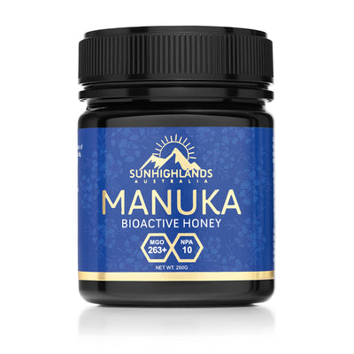 Manuka Honey MGO 263+ (EQV UMF 10+) | 1 Jar of 250g