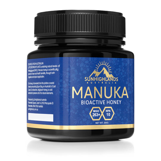 Manuka Honey MGO 263+ (EQV UMF 10+) | 1 Jar of 250g