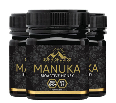 Best Manuka Honey MGO 1500+ Prime Bundle Offer - 3 Jars