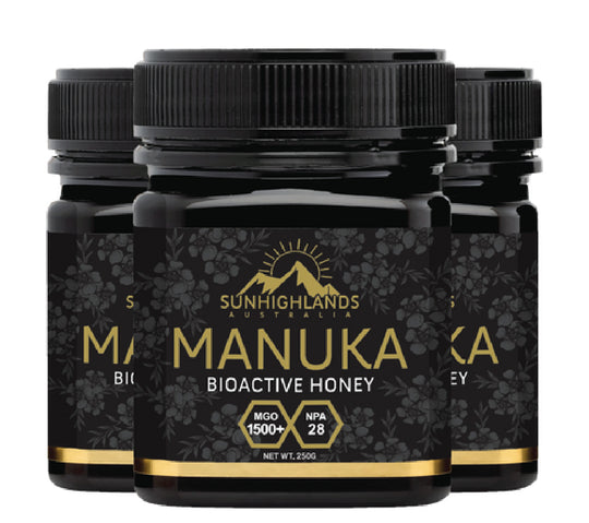 Best Manuka Honey MGO 1500+ Prime Bundle Offer - 3 Jars