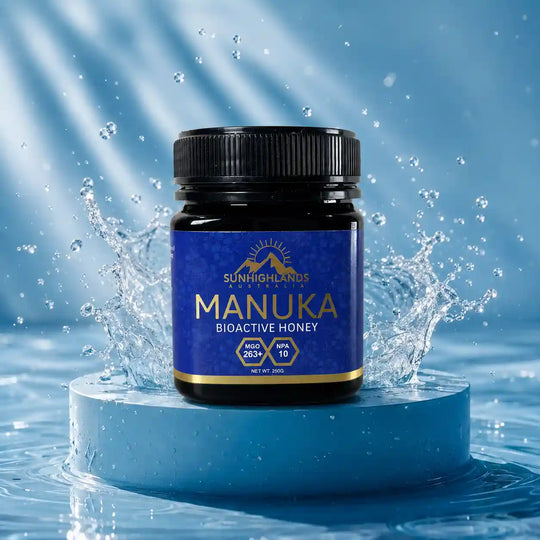 Manuka Honey MGO 263+ (EQV UMF 10+) | 3 Jars of 250g | Prime Bundle