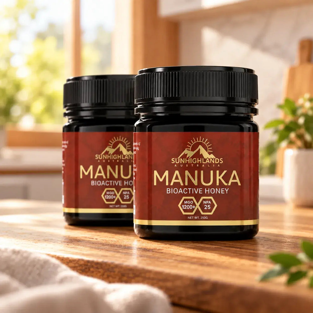 Manuka Honey MGO 1200+ (EQV UMF 25+) | 2 Jars of 250g | Classic Bundle