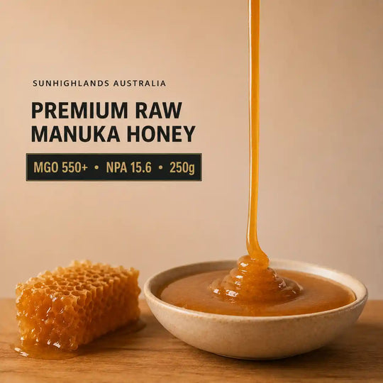 Manuka Honey MGO 550+ (EQV UMF 16+) | 2 Jars of 250g | Classic Bundle