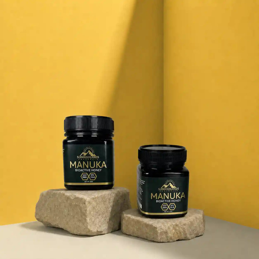 Manuka Honey MGO 550+ (EQV UMF 16+) | 3 Jars of 250g | Prime Bundle