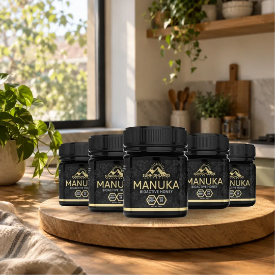 Manuka Honey MGO 1500+ (EQV UMF 28+) | 5 Jars of 250g | Premium Bundle