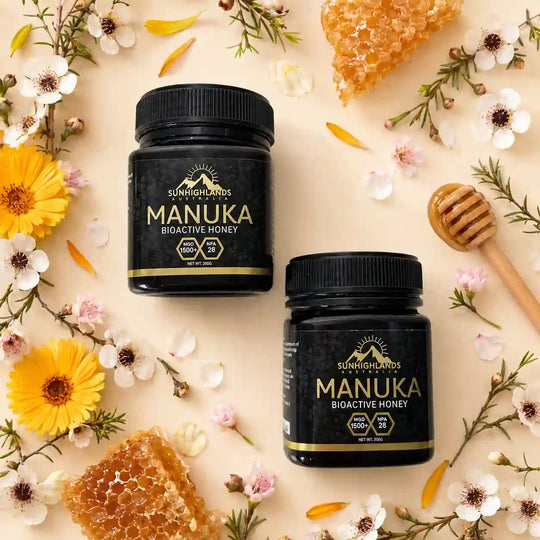 Manuka Honey MGO 1500+ (EQV UMF 28+) | 2 Jars of 250g | Classic Bundle