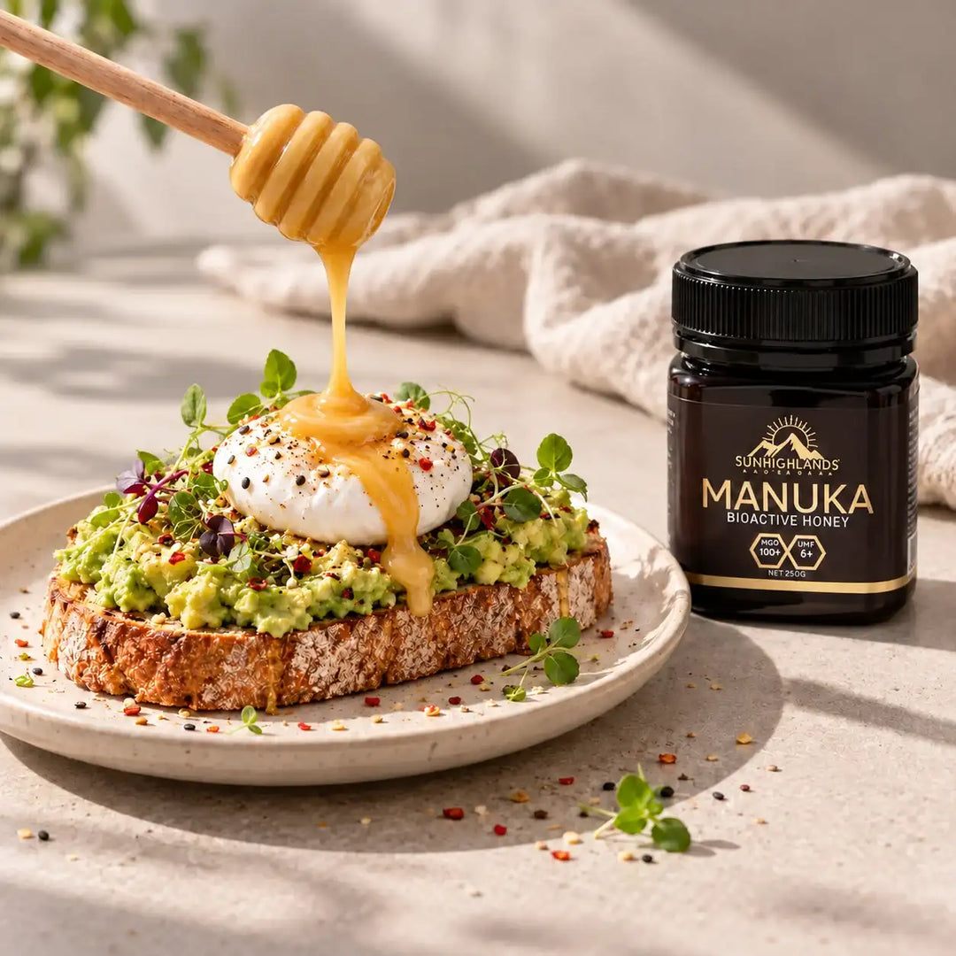 Manuka Honey MGO 100+ (EQV  UMF 5.6+) | 3 Jars of 250g | Prime Bundle