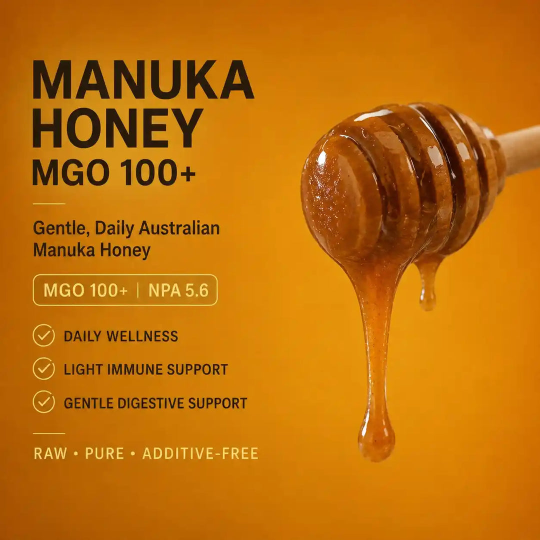 Manuka Honey MGO 100+ (EQV UMF 6+) | 3 Jars of 250g | Prime Bundle