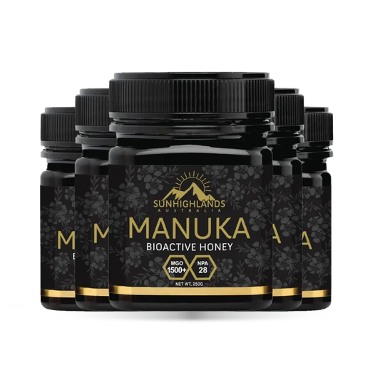 Manuka MGO 1500 – 5 Jar Bundle