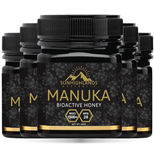 Manuka MGO 1500 – 5 Jar Bundle