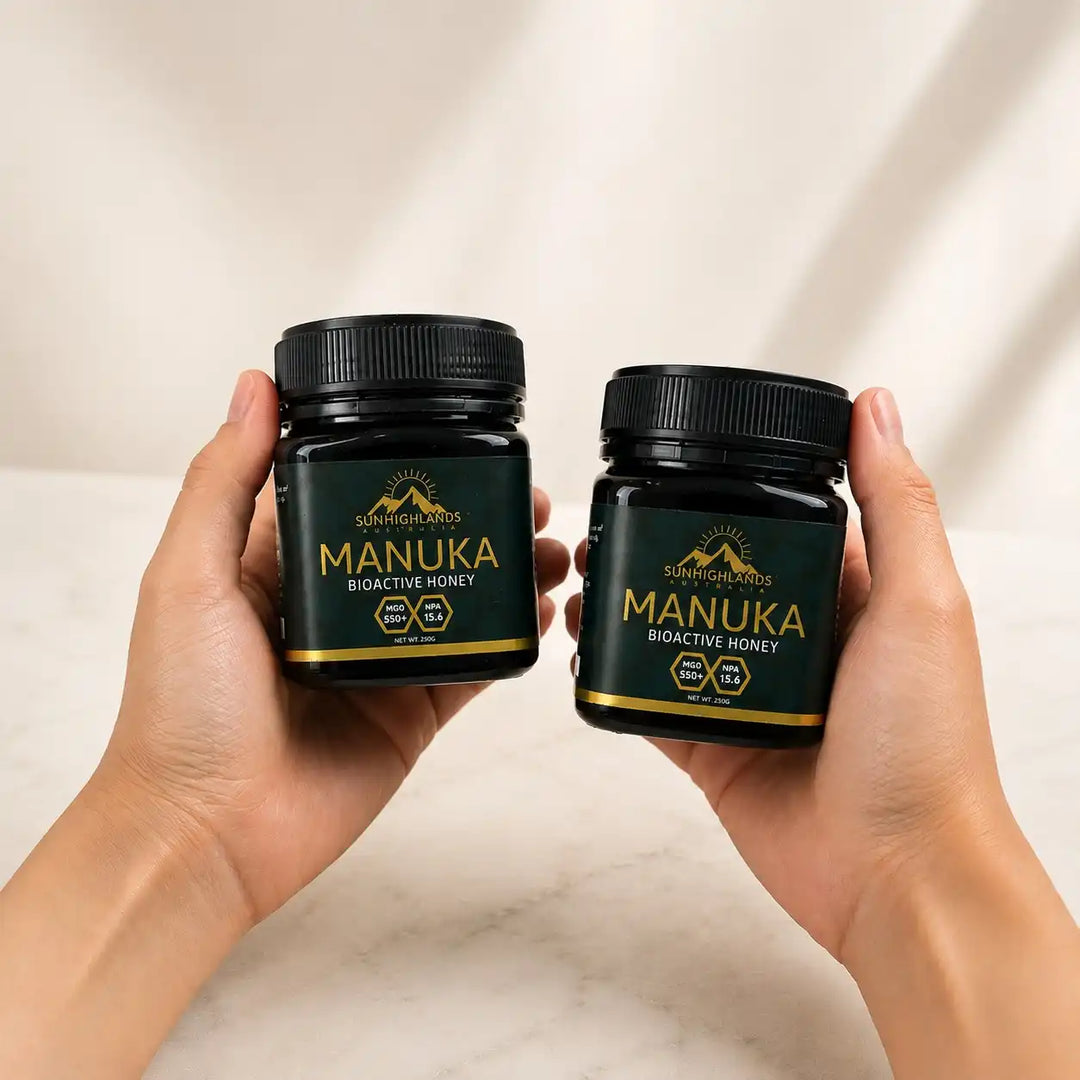 Manuka Honey MGO 550+ (EQV UMF 16+) | 3 Jars of 250g | Prime Bundle