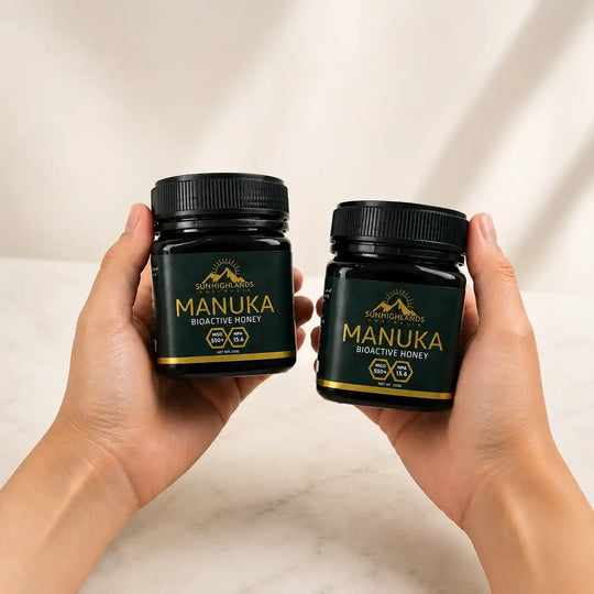 Manuka Honey MGO 550+ (EQV UMF 16+) | 3 Jars of 250g | Prime Bundle